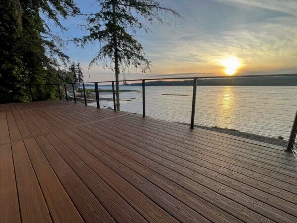 Cable Railing – Deck – Surface Mounted – 42 in. – Matte Black - Image 2
